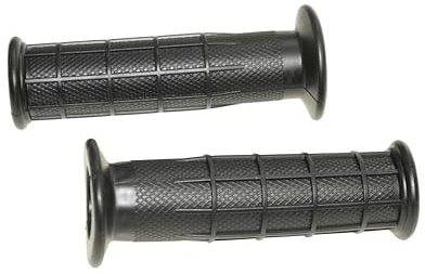 Griffe Griffgummis Lenkergriffe schwarz klassisch für Roller Motorrad Moped Quad ATV