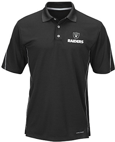 Majestic NFL Las Vegas Raiders Polo Shirt Poloshirt Field Classic (S)