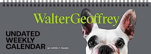 Walter Geoffrey Perpetual Undated Weekly Desk Pad Calendar