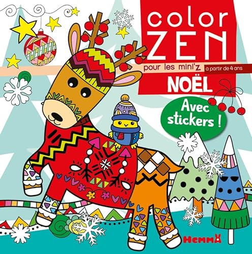 Color zen pour les mini'z - Noël: Avec stickers !