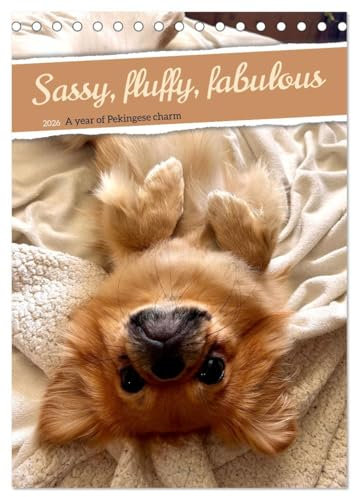 Sassy, fluffy, fabulous – A year of Pekingese charm (Desk Calendar 2026 DIN A5 portrait), CALVENDO 12 Month DeskCalendar: Let yourself be enchanted, ... will set the house alight (CALVENDO Animals)