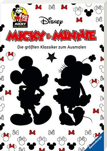Micky und Minnie - Die größten Klassiker zum Ausmalen: 90 Jahre Micky Das Original