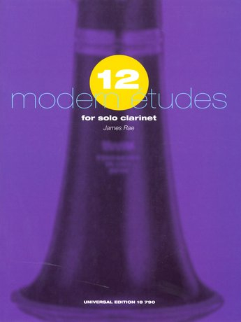 12 Modern Etudes: Klarinette. Partitur.