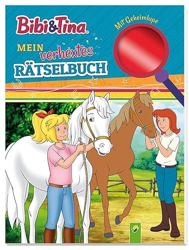 Bibi & Tina Mein verhextes Rätselbuch. Mit Geheimlupe zum eigenständigen Lösen: Pferdestarke Rätselaufgaben ab 6 Jahren. Perfekt für die Grundschule