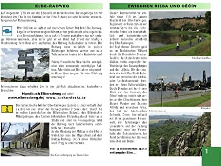 Elbe-Radweg zwischen Riesa und Ustí nad Labem - Sächsische Weinstraße: Radroutenführer