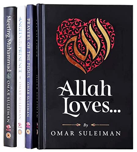 Omar Suleiman Collection 4 Books Set (Prayers of the Pious, Allah Loves, Angels in Your Presence & Meeting Muhammad)