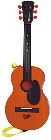Simba 106831420 - My Music World Country Gitarre, 6 Metallsaiten, 8 Demomelodien, Magic-Play, 54cm, ab 3 Jahre