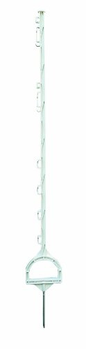 Kunststoffzaunpfähle Mustang - 20-er Pack / 115 cm - weiß