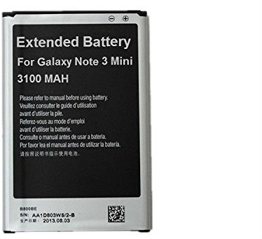 Big Mike's EB-BN750BBE - Batteria di ricambio per Samsung Note 3 III, SM-N750, SM-N7505, SM-N7502