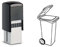 Organiser Stempel MÜLLTONNE - Abdruck ca. 10 x 10 mm