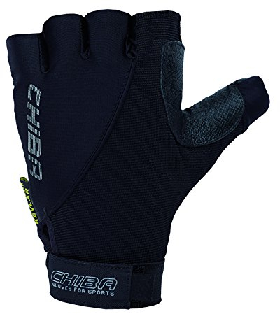 Chiba Unisex Argon Premium Ii Rollstuhlhandschuh, schwarz, XL