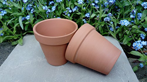 Quality Terracotta 9cm Plant Pots x (10)