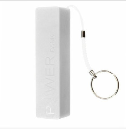 EsportsMJJ DIY 18650 Battery Charger Case Box USB Power Bank Box For iPhone Smartphone - White