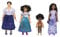 Disney Encanto Encanto Madrigal Mode-Puppen Geschenkset 4er Pack