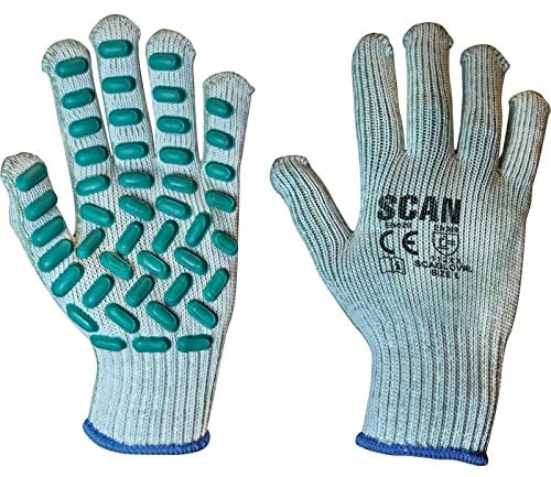 Scan SCAGLOVRL Vibration Resistant Gloves - Size 9