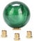 Tbest Universal Schaltknauf, Auto Schaltkopf Runde Kugel Form Shifter knob Marmorart mit Befestigungsadaptern M8x1,25 M10x1,25 M10x1,5