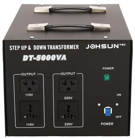 Transformador de tensión (5000 W, 220 V a 110 V)
