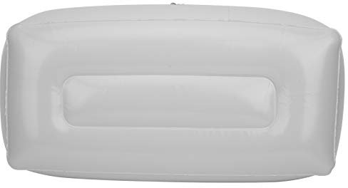 Caiqinlen Aufblasbares Bootssitzkissen, langlebig, sicher, feuchtigkeitsbeständig, Kajakkissen, 56 x 27 x 15 cm, Grau für aufblasbares Boot, Kajak, Outdoor-Waren, Angeln, Boot, Outdoor-Projekte