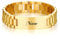 Cupimatch Armband Herren mit Gravur breit, Edelstahl Poliert Gliederarmband Armreif gold Geschenk für Männer Vater Bruder