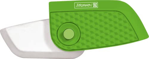 BRUNNEN Radiergummi „Klick Grip“ Colour Code, 5,9 x 3,3 x 1,5 cm, kiwi