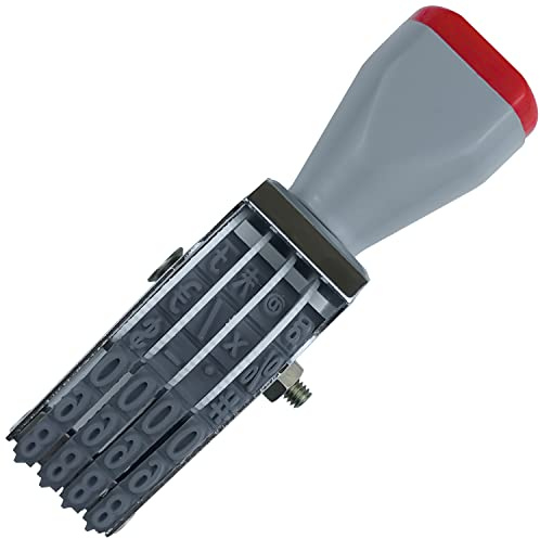 SUUJI 4-stellige Zahlen-Rollenstempel – änderbarer Zahlenstempel, Ei, Datumsstempel, personalisiertes Symbol, Rollrad, multifunktional, DIY, Gummi, Scrapbooking, Roller, Schreibwaren, Büro, Geschäft