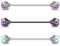 BodyAce Dragon Claw Nasenpiercing Ring, Chirurgenstahl Tragus Ohrstecker Mädchen Lippenpiercing, Bauchnabelpiercing Barbell Ohrringe Piercing Körperschmuck (F:3pcs Industrielles Barbell)