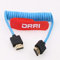 DRRI Câble spiralé tressé ultra haut débit HDMI vers HDMI 2.1 8K pour Sony A7R-V A7III a7s3, FX3 vers Atomos Ninja V