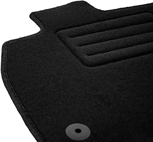 Fahrer Fußmatte Velours Fahrerseite Fahrermatte für Seat MII/Skoda Citigo/Volkswagen Up! (ab 2011) - 1-teilig - Passgenau