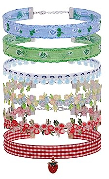 Manfnee Choker Halskette Black Lace Choker Gothic Tattoo Halloween Party Custum Zubehör für Frauen