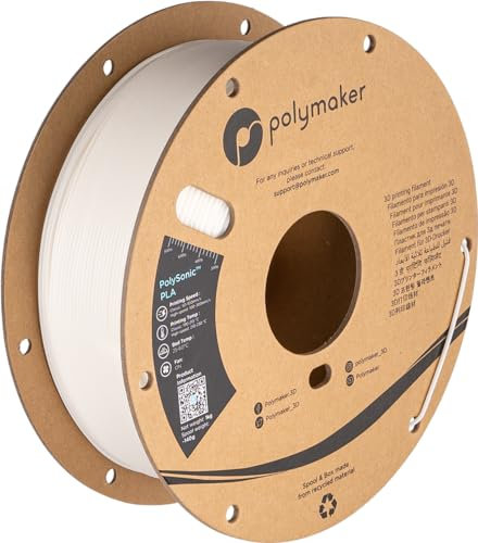 Polymaker PolySonic High Speed PLA - 1kg - White