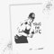 LaserCad Schablonen BANKSY Streetart (B117, Thug for Life, DIN A2) Stencil für Graffiti, Airbrush, Kunst, Deko, zum Malen