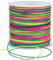 TONIFUL 1mm x 100 Yards Rainbow Nylon Cord Satin String for Bracelet Jewelry Making Rattail Macrame Waxed Trim Cord Necklace Bulk Beading Thread Kumihimo Chinese Knot Craft