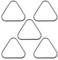 eMagTech 5Pcs Pressure Washer Triangle Form Seal 90814220 Compatible with Karcher K2 K3 K4 K5 Pressure Washer Gasket Seal Accessories