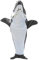 Pinkrin Shark Blanket, Hai Decke Erwachsene zum Anziehen, Flanell Haidecke-Super Weich und Gemütlich, Süß Hai Kostüm Ideal als Geschenk