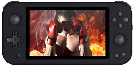 Lechnical X51 Console di Gioco Portatile Lettore di Gioco Portatile Schermo IPS da 5 Pollici HD Video Riproduzione di Musica Supporto Ricerca/Preferiti 2 Connessione Gamepad Salvataggio/Carica Gioco