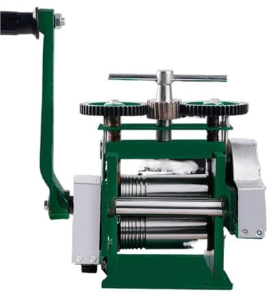 Flache, halbrunde, quadratische Blechdraht-Handbedienung, Mini-Goldwalzwerk, Schmuckwalzwerk, Tablet-Pressmaschine Effizient Und Stabil
