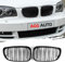 AggAuto Glänzend Schwarz Kühlergrill, Front Nieren 6-Doppelstab für BMW Serie 1, E81/E82/E87/E88, 2008-2011