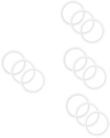 Hemobllo 12piezas Arandelas De Goma para Fregadero Anillo De Montaje De Lavabo Junta De Sellado para Lavabo Compatible Válvulas De Drenaje Instalación y Alta