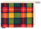 Wheat Bag Pet Heating Pad (40cm x 30cm) - (Fleece Fabric - Tartan Check with Removable Cover)
