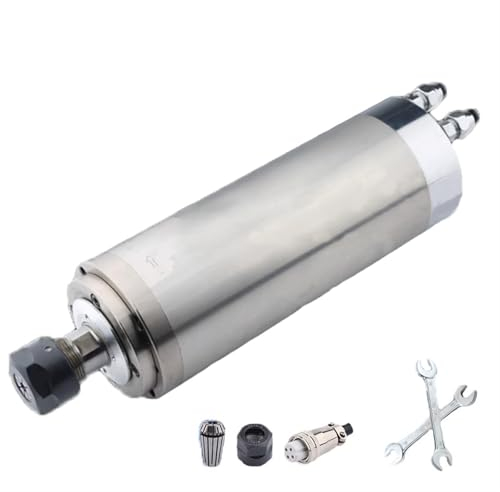 Moteur De Broche Refroidi Par Eau 2,2 KW 380 V ER20 400 Hz 3,15 X 9,25 Pouces, Vitesse 24 000 Tr/min, 4 Roulements For Machine CNC, Gravure Sur Pierre