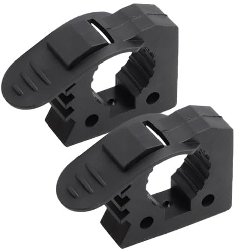 Rubber Clamp,Quick Release Clamp,2Pcs Non-Slip Rubber Mount Clamps for 1.18-1.57in Diameter Tools Universal Strong Load TUV ATV Van Trucks Quick Grip Clamps for Shovel Axe
