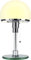 Bleyoum Nordische Moderne LED-Tischlampe, Schreibtisch-Leselampe, Schlafzimmer-Nachttischlampe, Glas-Bauhaus-Tischlampe, mit 3 Helligkeitsmodi.