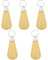 PACKOVE 5St Schuhanziehen in einem Schritt Mini-Schuhlöffel Hupe zeigen Schuhanzieher lang Schuhschmiere metall schuhlöffel clips für schuhe Stiefel Schuhanzieher reise schuhlöffel Leder