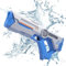 YOOHBERRYS Pistolet a Eau Electrique, Pistolet à Eau Automatique Succion Longue Portée 10-13M pour Enfants et Adultes Eté Piscine Plage Extérieur (Bleu)