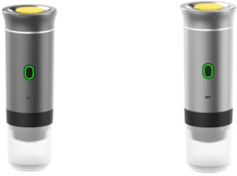 LYEAA Cafetera eléctrica portátil para senderismo y viajes