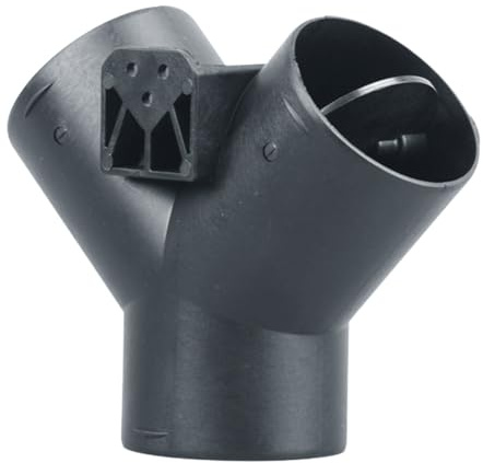 Typ-Y Kanalanschluss, 3-Wege Trockner-Entlüftungs-Splitter, 60mm / 75mm | Lufterhitzerventil Entlüftungskanalverbinder Entlüftungsverteiler Mit 2 Luftvolumens Steuerung Ventilen Luftauslass Für Heizu