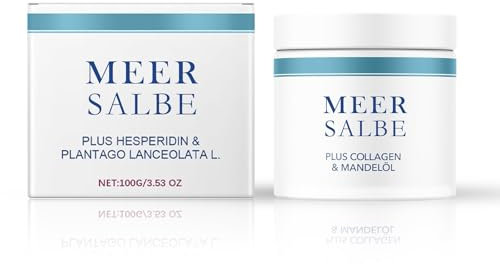 Meer Salbe Plus, Aktiv-Meersalbe Handcreme für Hände und Nägel behandeln, für Reibeisenhaut und trockener Haut, Meerwassersalbe zum Feuchtigkeitspflege für alle Hauttypen (1)