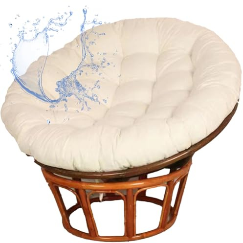 Aocase Rundes Wasserdichtes Sitzkissen Hängeschaukel Kissen Polster Autositzen und Gartenstühle Ideal für Outdoor und Indoor Einsatz in Hängehöhle Lesesessel oder Papasansessel,No01,100×100cm