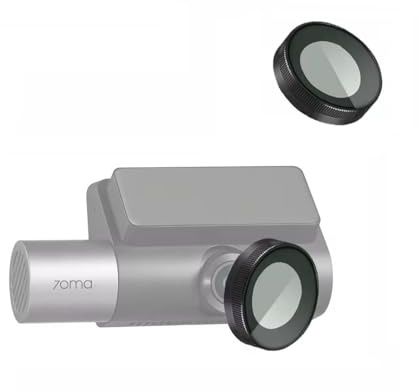TILLMANER CPL Filtro Polarizzatore per Dash Camera 70Mai T800, compatibile con obiettivo anteriore e posteriore, nero