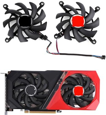 ZCDYGHU Ventilateur de Refroidissement Remplacement 85 mm pour Carte Graphique RTX 3060 Ti NB Duo 12G V2 LV